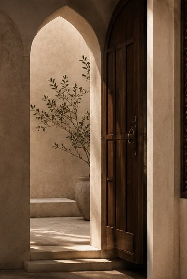 Arabian archway entrance